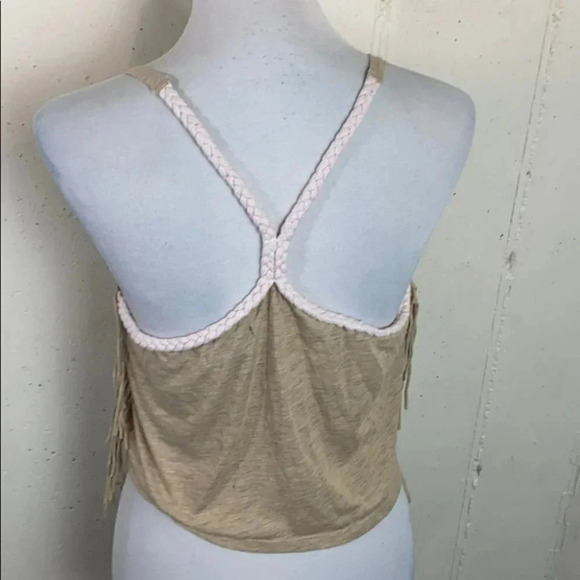 Forever 21 M Young Heart Run Free‎ racer Crop tank - Picture 3 of 6